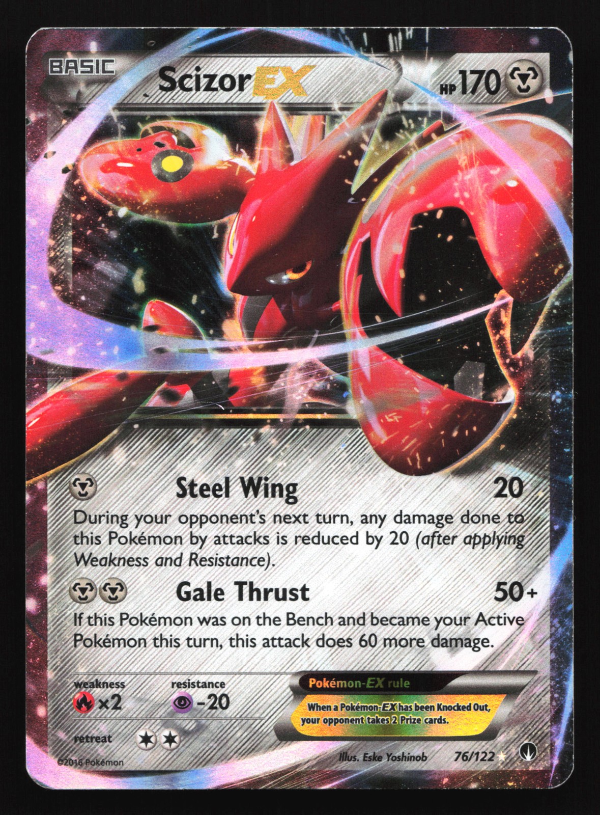 Scizor EX 76/122 XY – BREAKpoint Ultra Rare Pokemon Card
