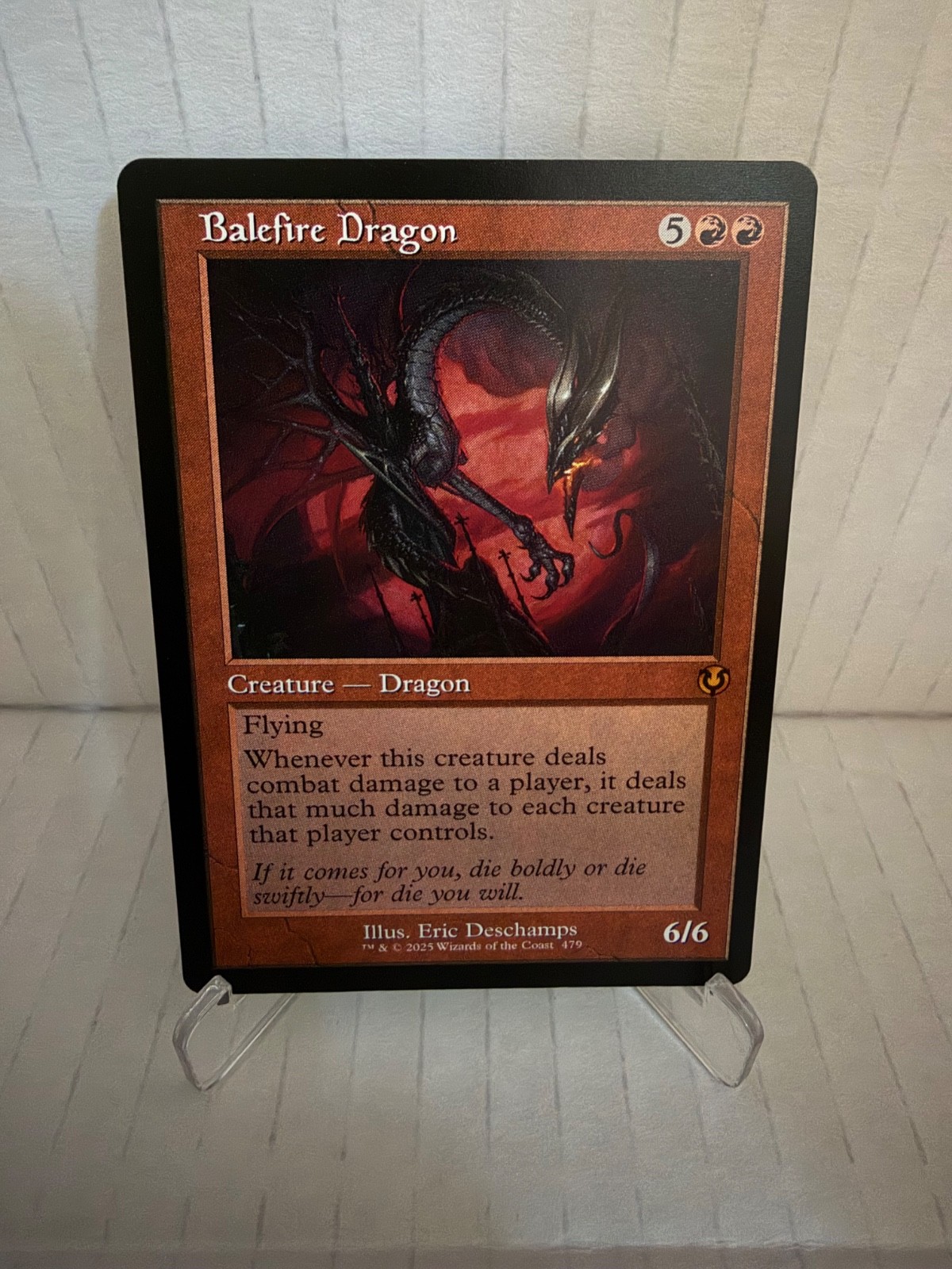 2025 Balefire Dragon #479 INR Retro Frame MTG Innistrad Remastered