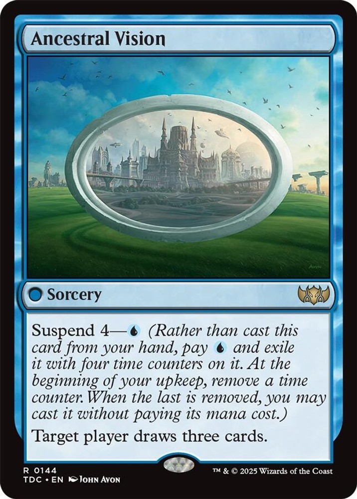 Ancestral Vision [TDC – 144 – Near Mint (NM) ]