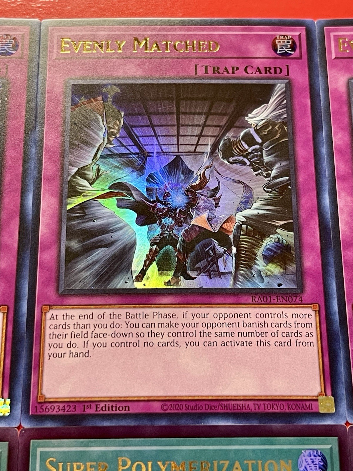3x Super Polymerization + 3x Evenly Matched | Ultra Rare | NM | 1st Ed | YuGiOh!