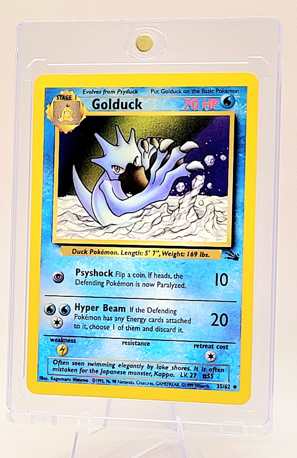 Pokémon Resistance Gym 109/132 Gym Challenge Rare 1st Edition Regular Card