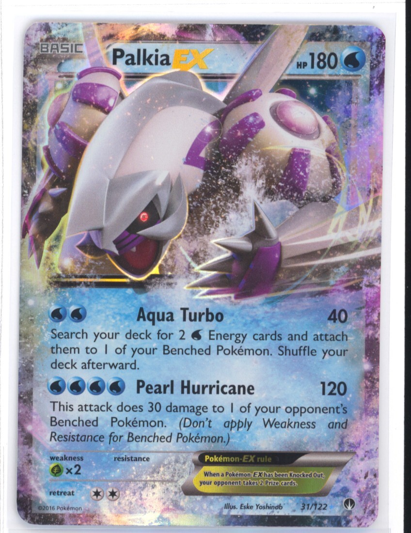 Palkia EX XY BREAKPoint 31/122 Holo Ultra Rare Pokémon Card NM 0303#150
