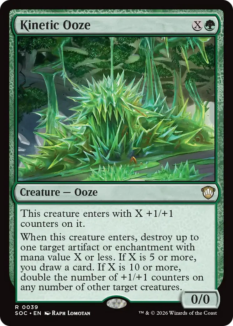 Kinetic Ooze [Secrets of Strixhaven Commander] Near Mint