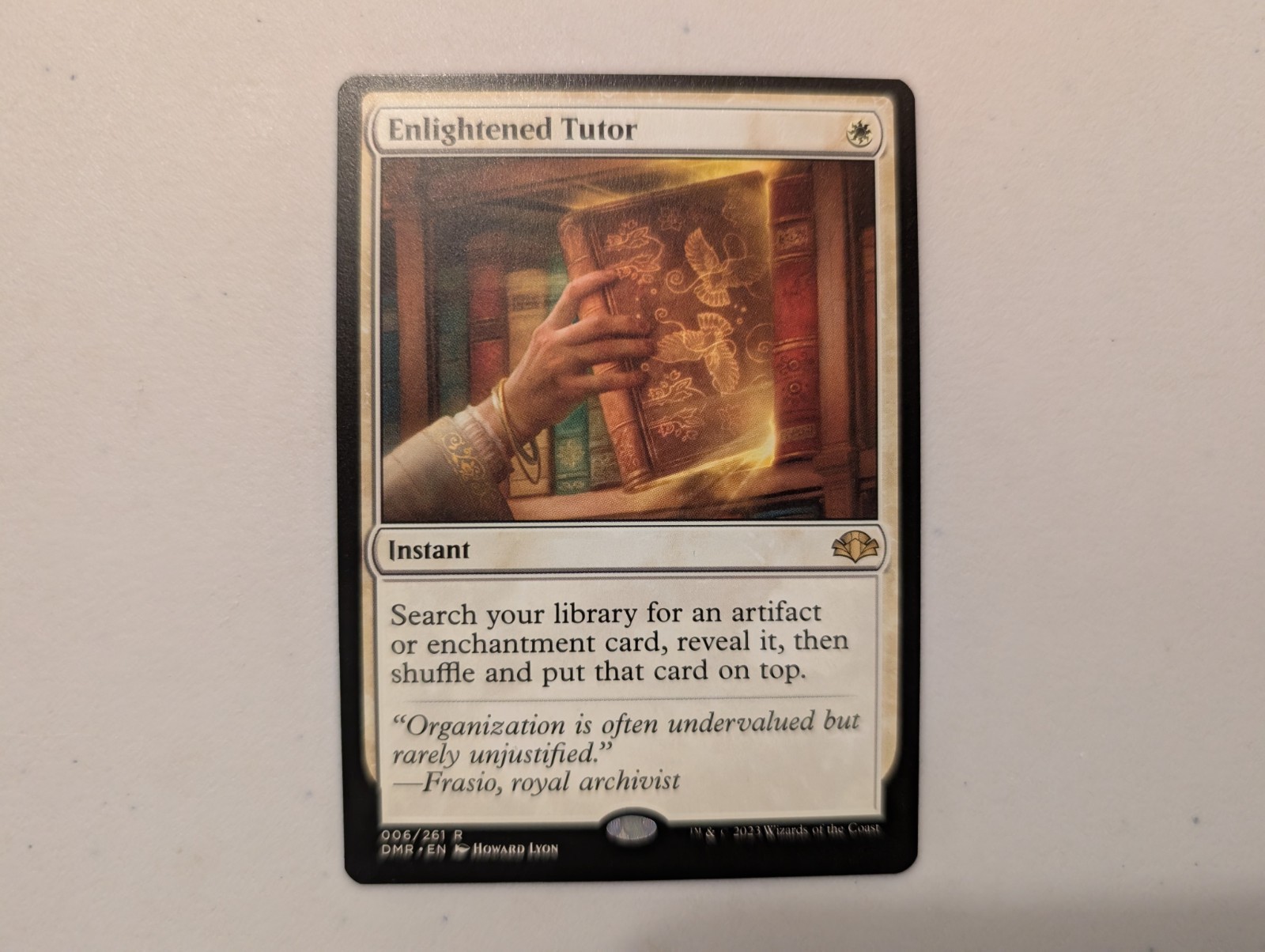 Magic The Gathering (MTG) Enlightened Tutor – Dominaria Remastered (DMR) NM