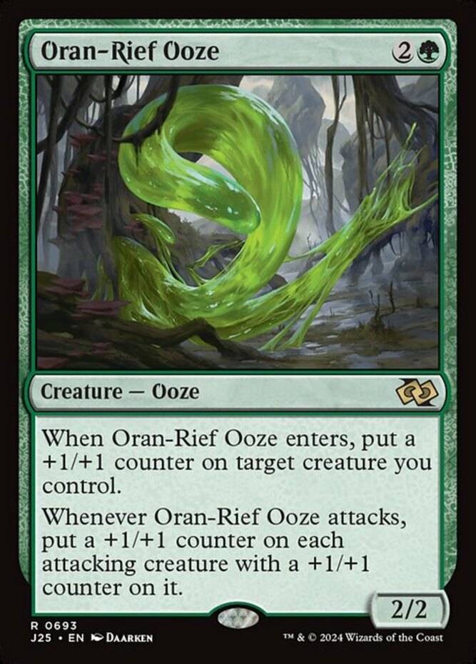 x1 Oran-Rief Ooze R MTG Foundations Jumpstart M/NM, English