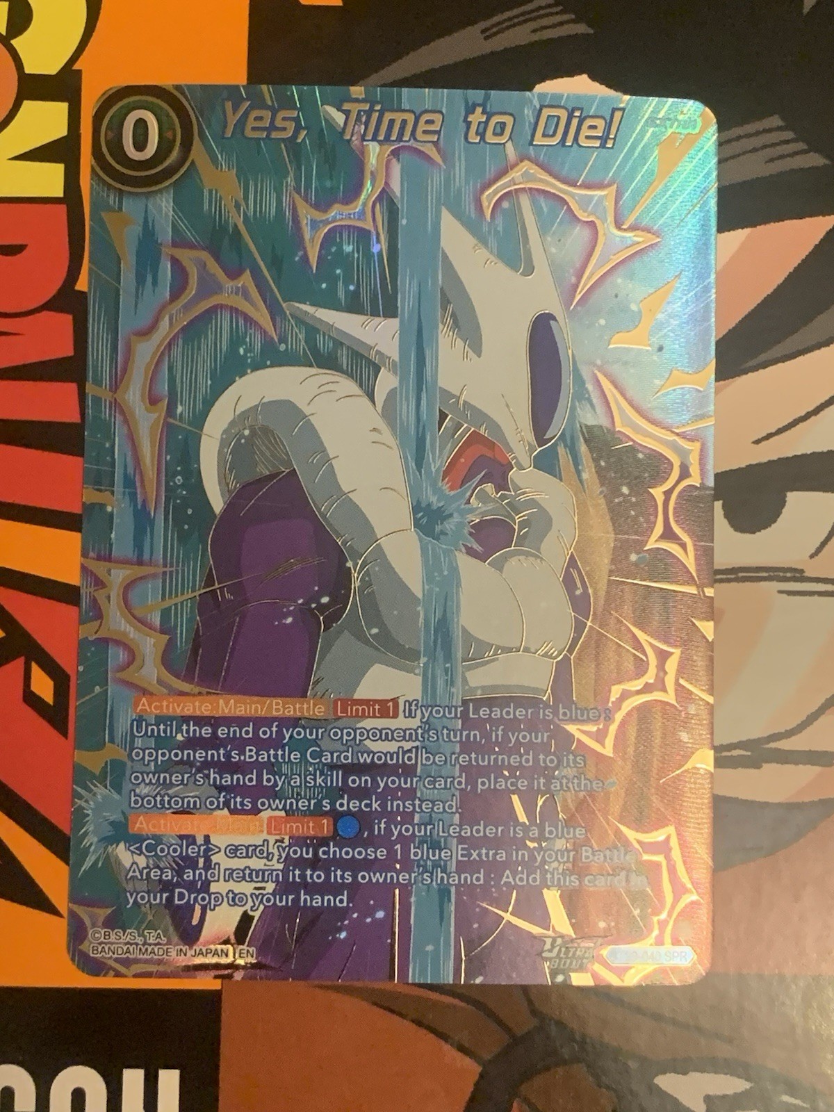 Dragon Ball Super TCG Yes, Time to Die! BT29-040 SPR *SPECIAL RARE* Cooler