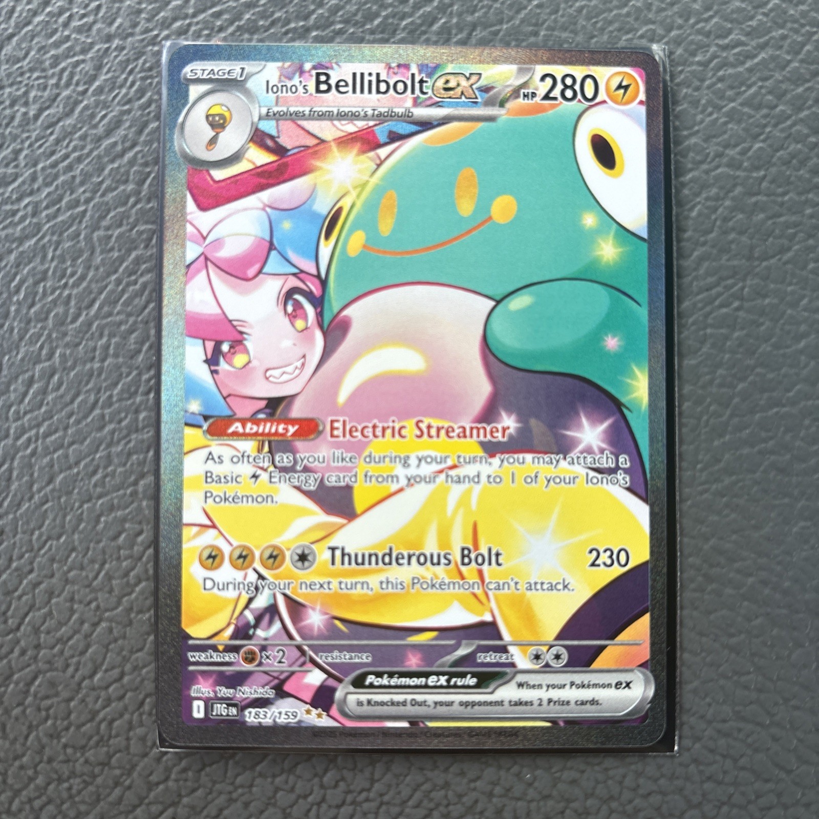 Iono’s Bellibolt EX Secret Illustration Rare Art (183/159) – Journey Together