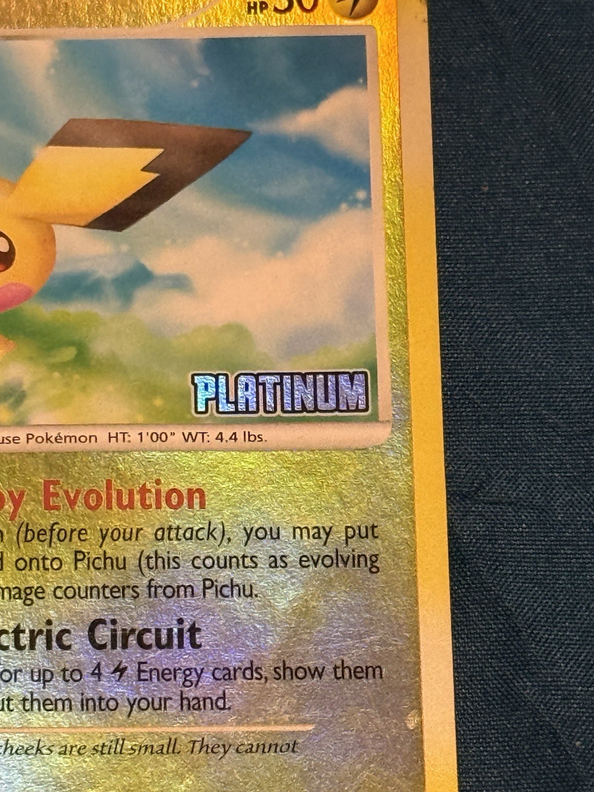 Pichu – [Platinum] 045/100 Burger King Reverse Holo