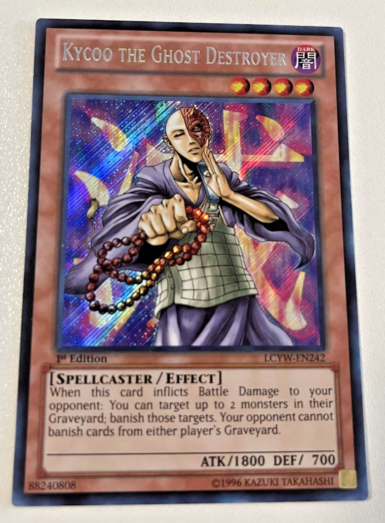 YuGiOh! Kycoo The Ghost Destroyer LCYW-EN242 Secret Rare 1st Edition