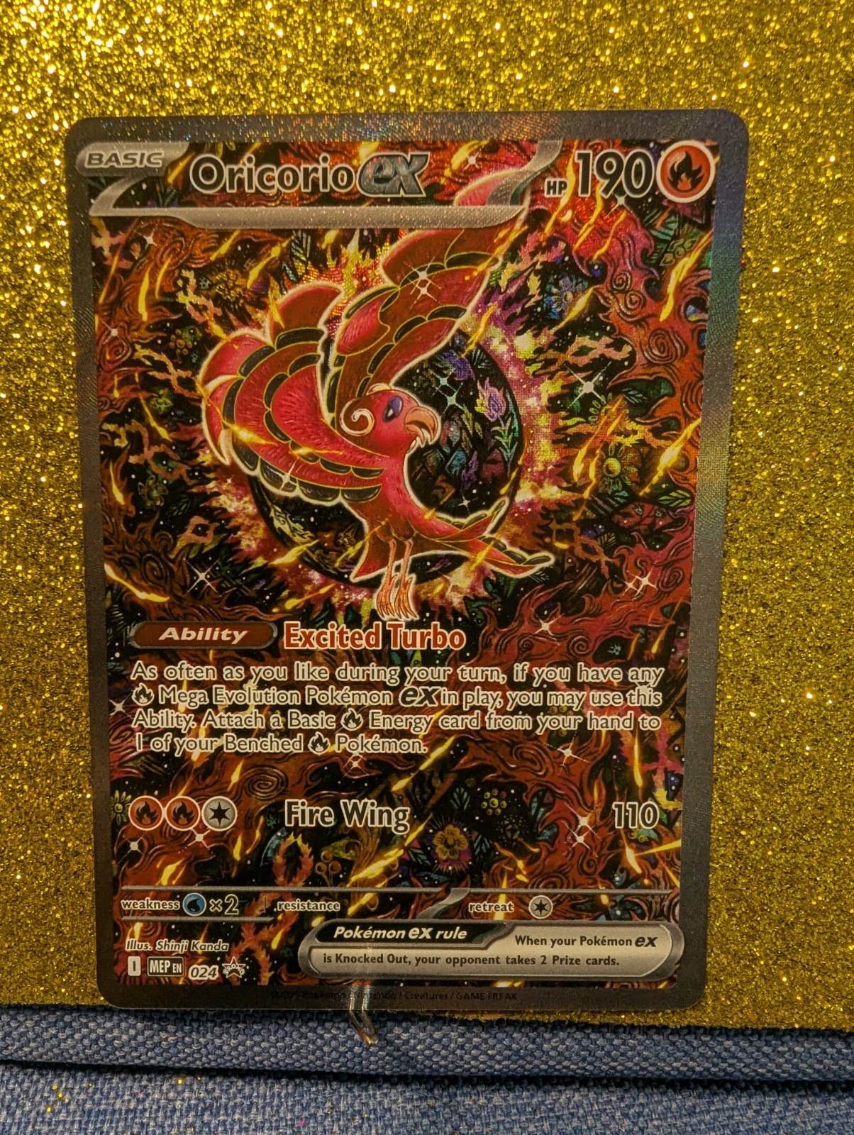 Oricorio ex 024 Me: Mega Evolution Promo Holo