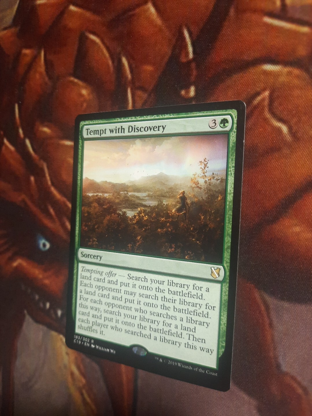 Tempt with Discovery – MTG Commander 2019 Rare – LP