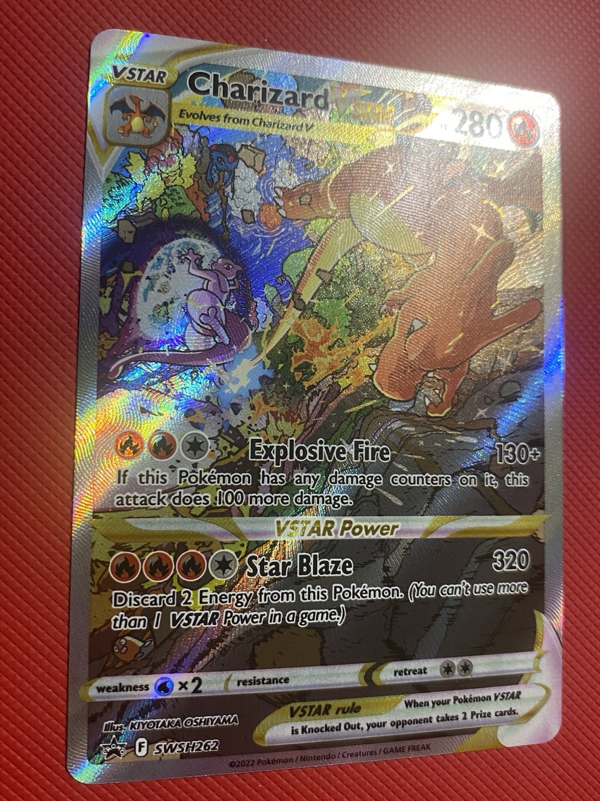 Charizard VSTAR SWSH262 Alternate Art Sword & Shield Promo Pokemon Card TCG