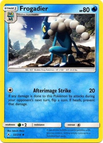 Frogadier – 52/214 – Uncommon – Lightly Played
