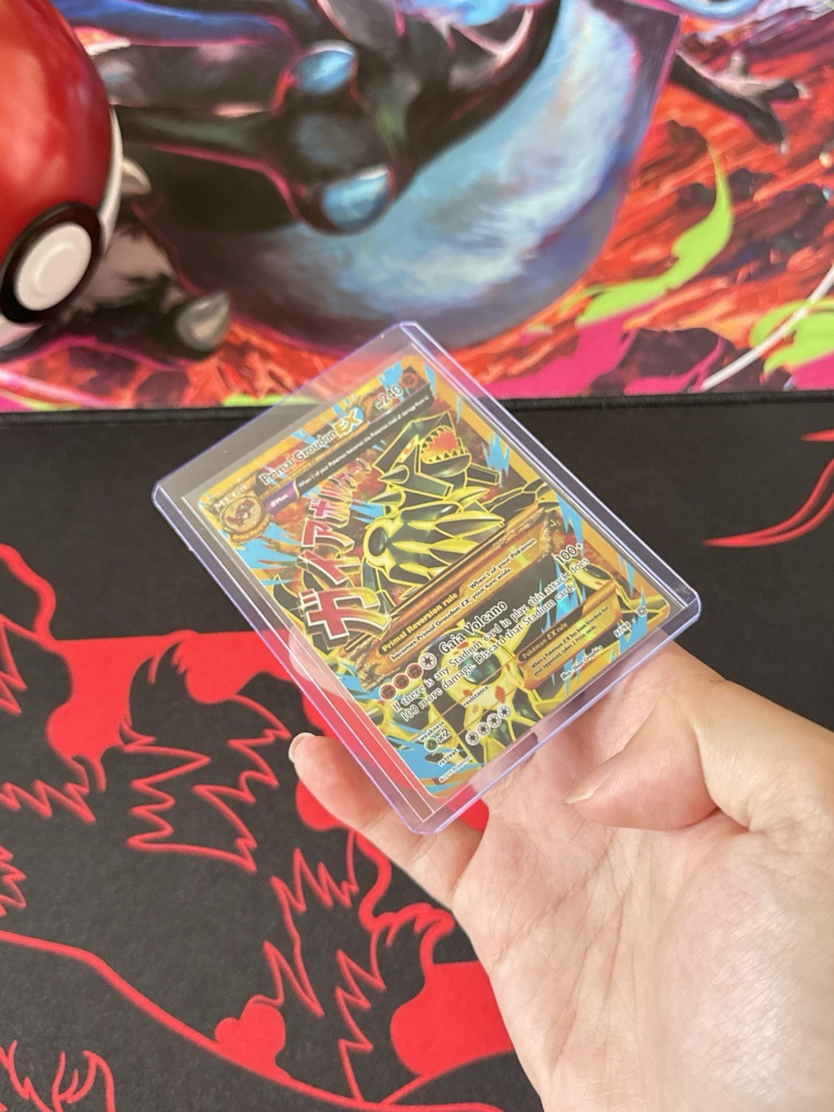 Primal Groudon EX (Shiny Full Art) 97/98 XY – Ancient Origins Holo