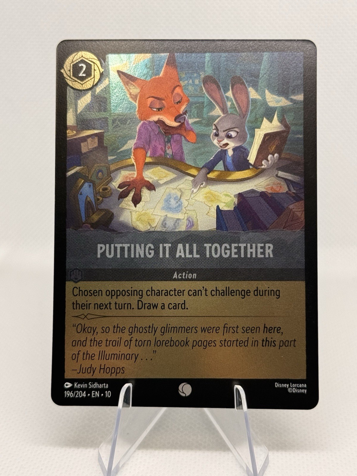 Putting It All Together [Foil] #196 Lorcana Whispers in the Well Cold Foil