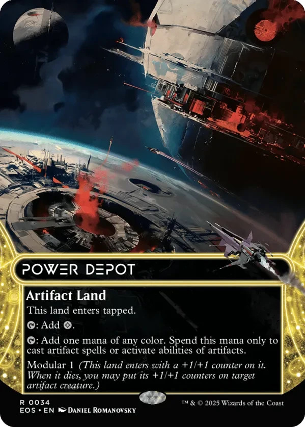 Power Depot (Borderless) – Edge of Eternities: Stellar Sights – 34 – NM – MTG