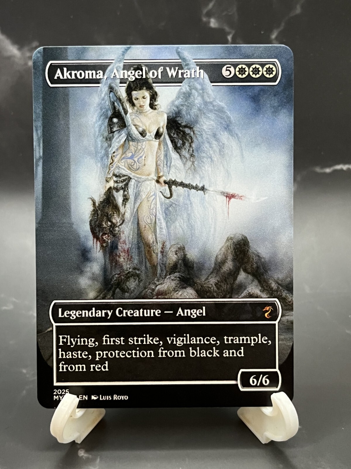 Akroma, Angel of Wrath High Quality Altered Art Custom Playtest Card