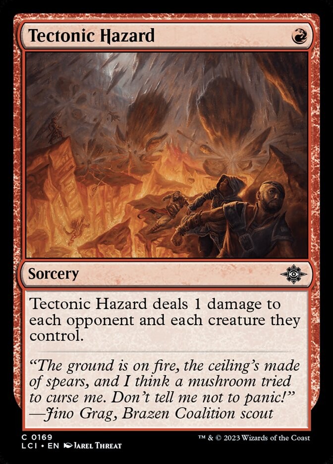 4x Tectonic Hazard – NM – Lost Caverns of Ixalan – SPARROW MAGIC