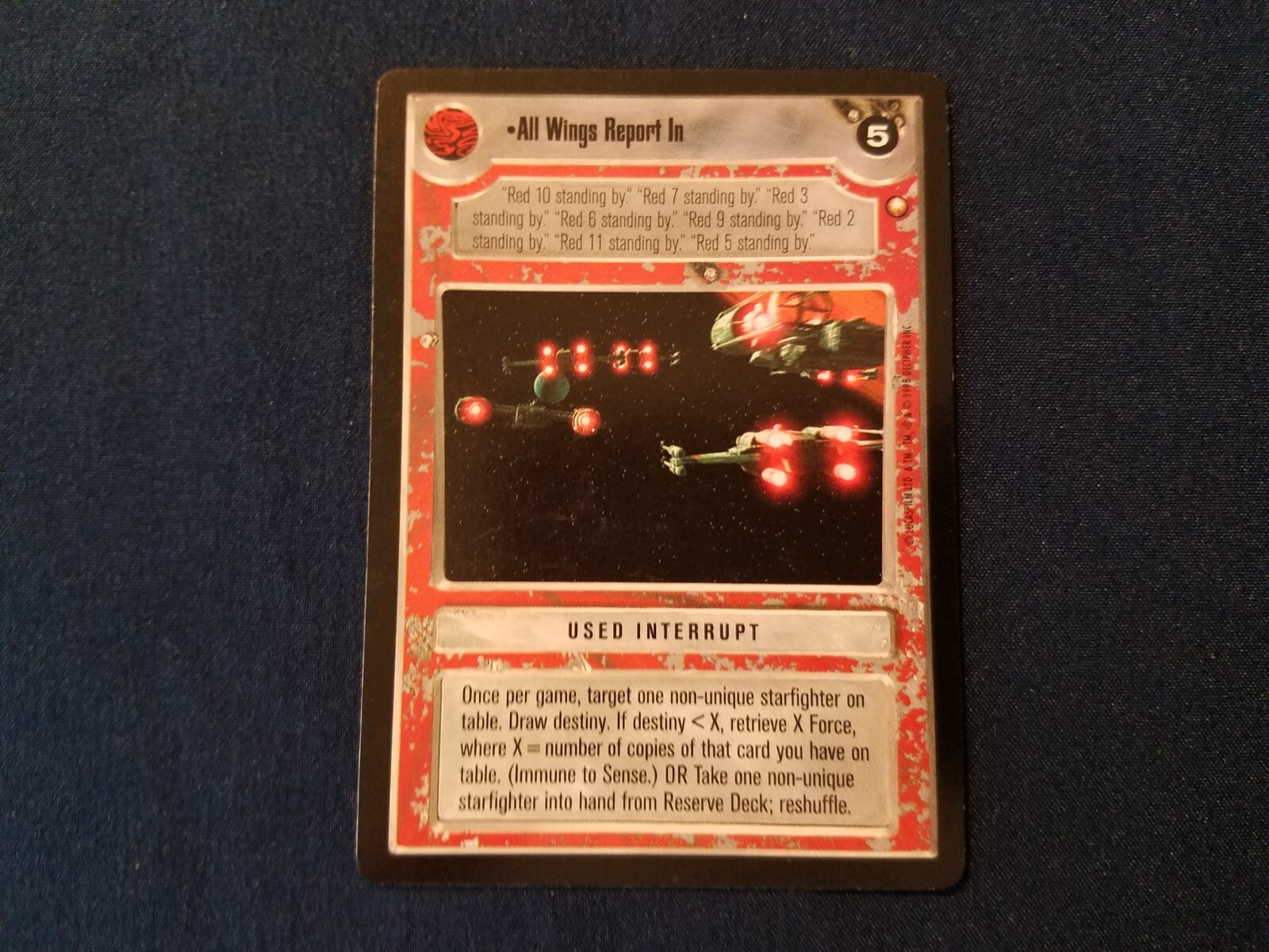 Star Wars CCG Special Edition All Wings Report In