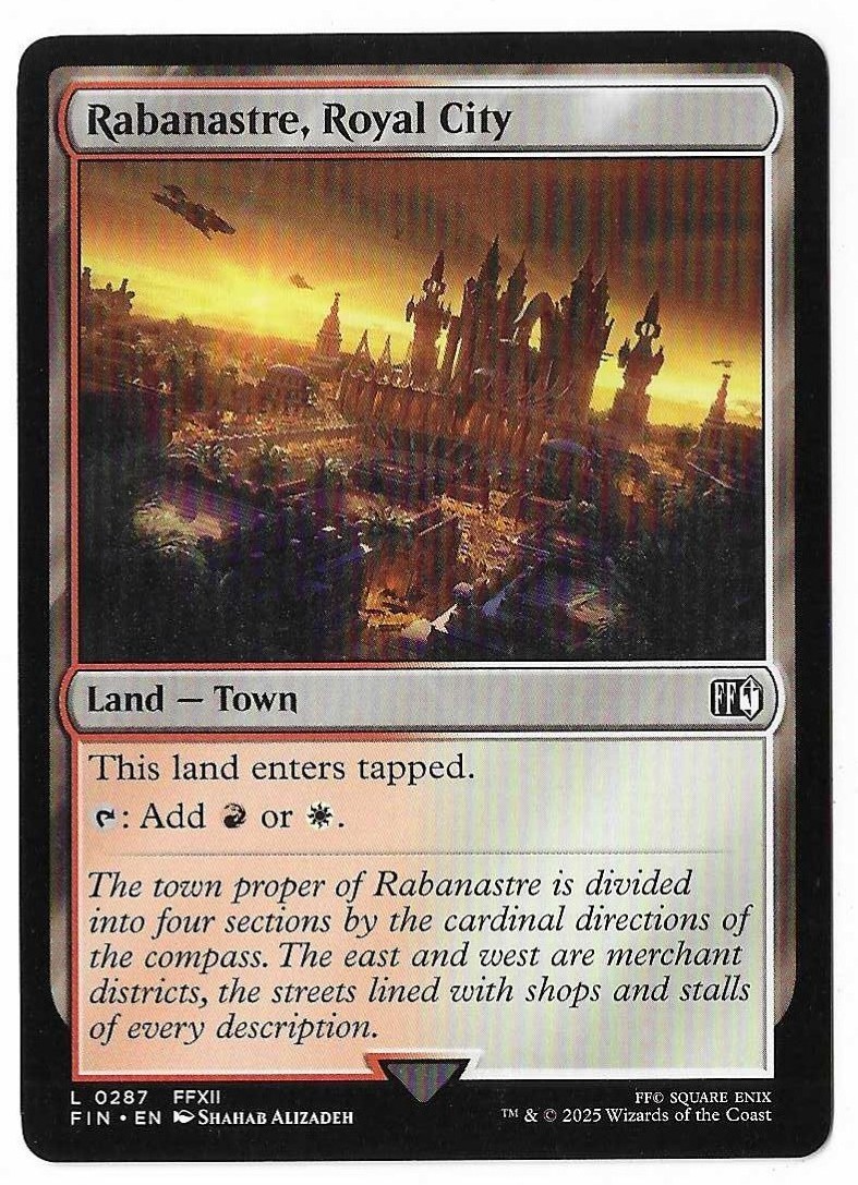 MTG Rabanastre, Royal City Final Fantasy (FIN) Common Magic Card #0287 Unplayed