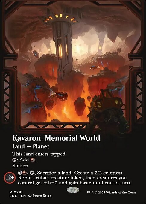 Kavaron, Memorial World-Edge Of Eternities-Borderless-Regular-281-NM