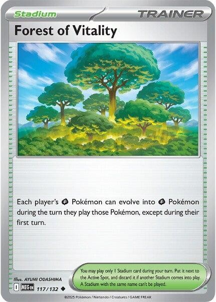 Forest of Vitality MEG 117/132 Pokémon ME01: Mega Evolution Uncommon EN NM