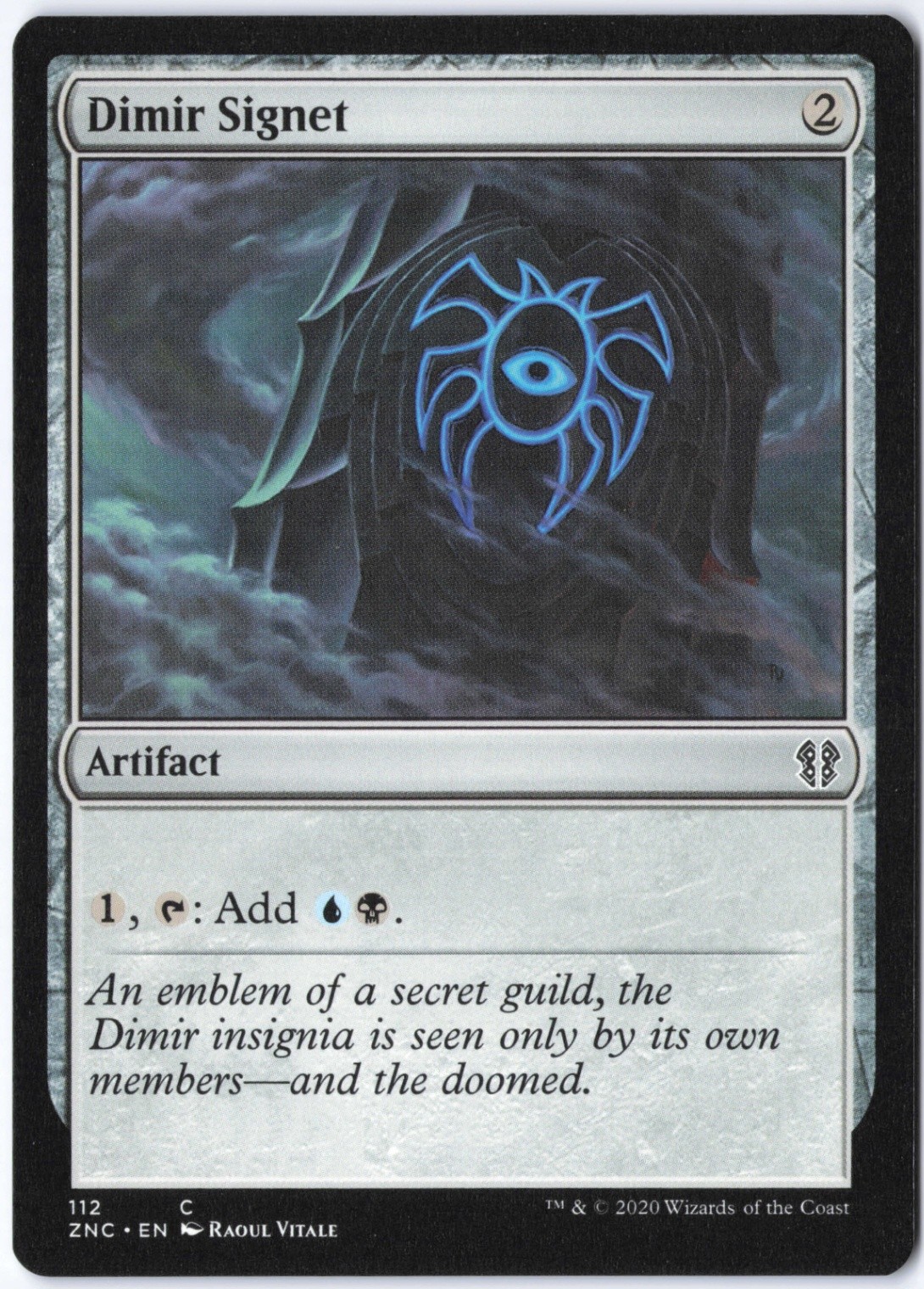 Dimir Signet C Commander: Zendikar Rising 112 LP