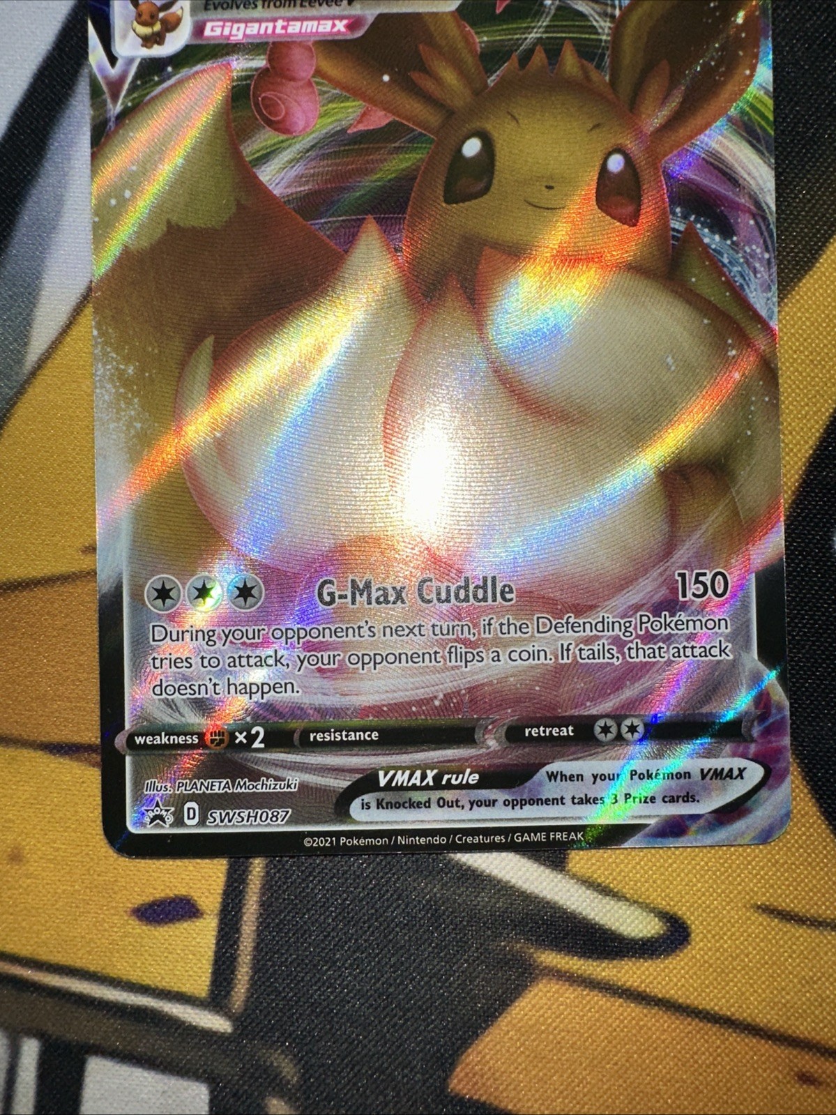 Eevee VMAX Promo Sword & Shield SWSH087 Pokemon TCG LP