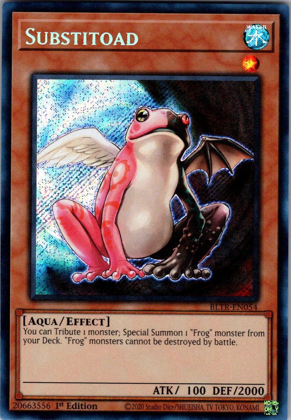 Substitoad BLTR-EN054 1st Edition Secret Rare NM/M