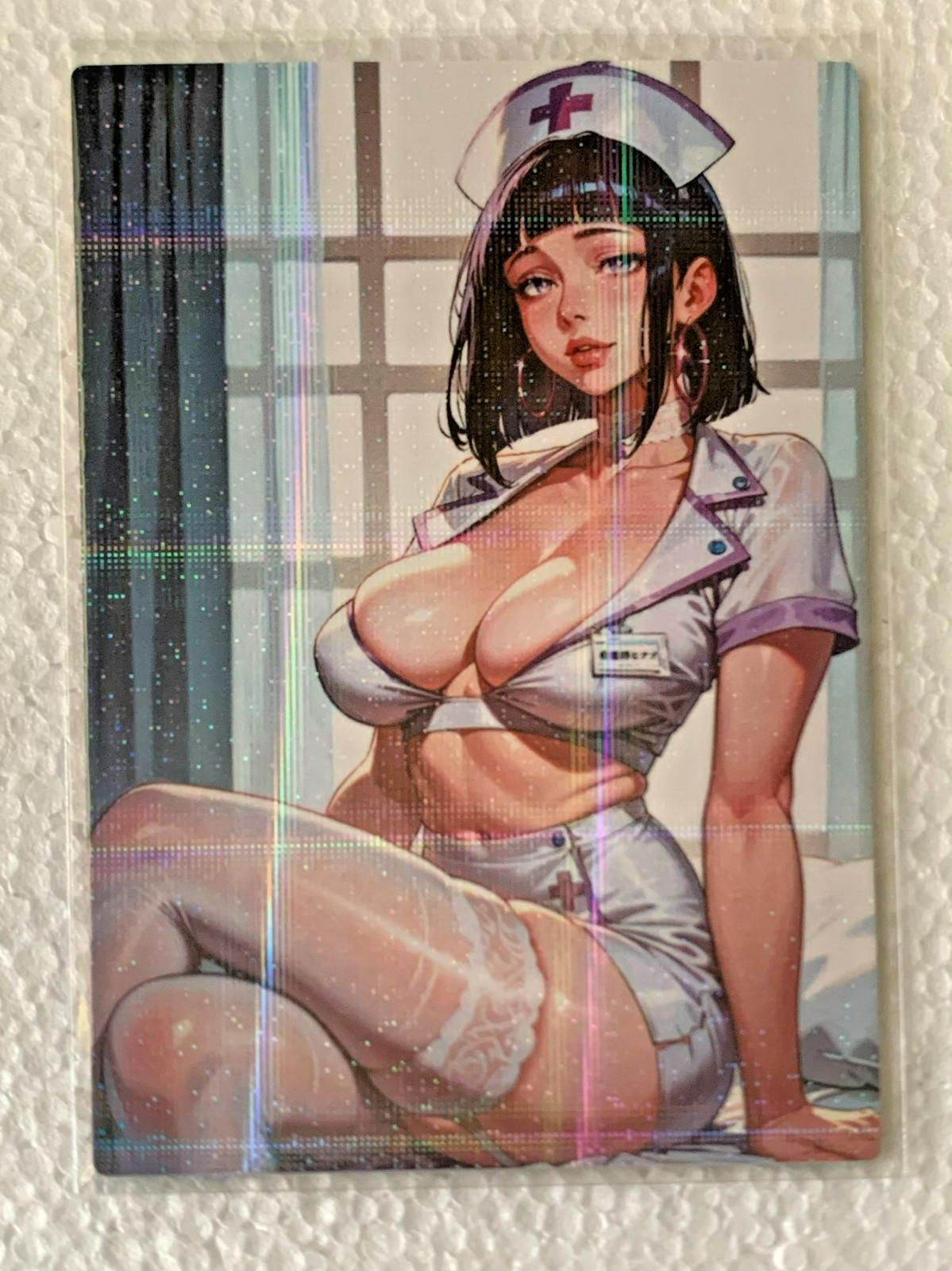 Hinata Naruto Waifu Anime Holo custom Doujin Card