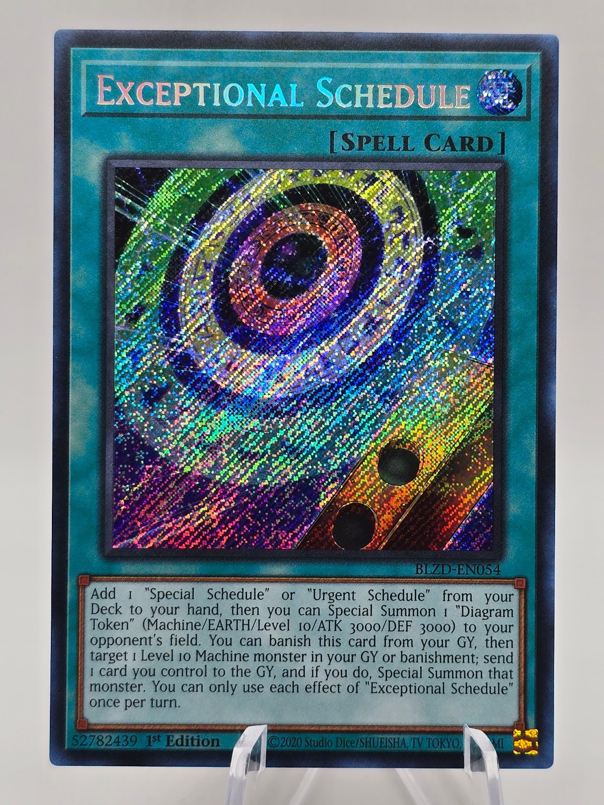 Exceptional Schedule | BLZD-EN054 | Secret Rare | Blazing Dominion | 1st Edition