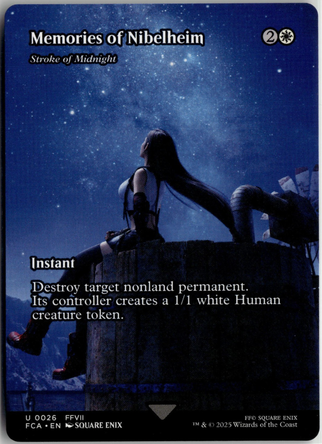 Memories of Nibelheim – 0026 – Showcase Final Fantasy FF MTG Magic Card NM