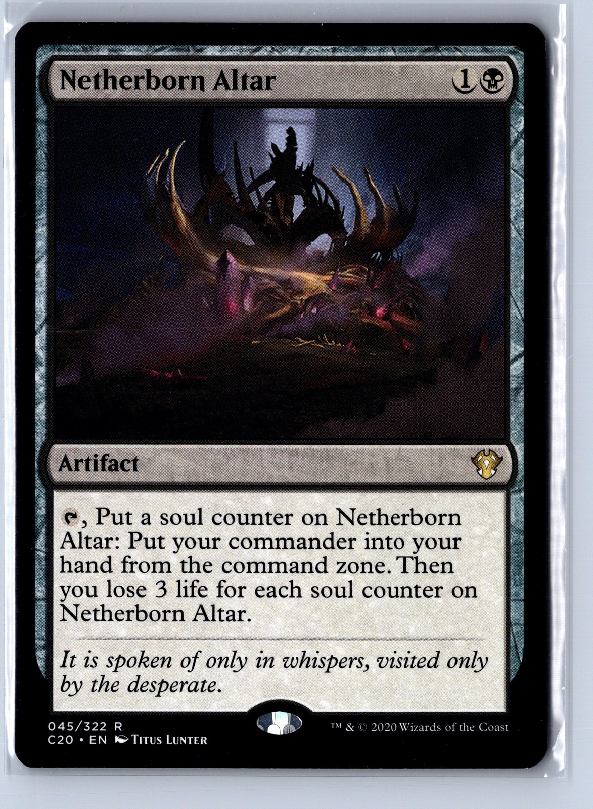 MAGIC TG: Commander 2020 #45 Netherborn Altar Rare .M2A