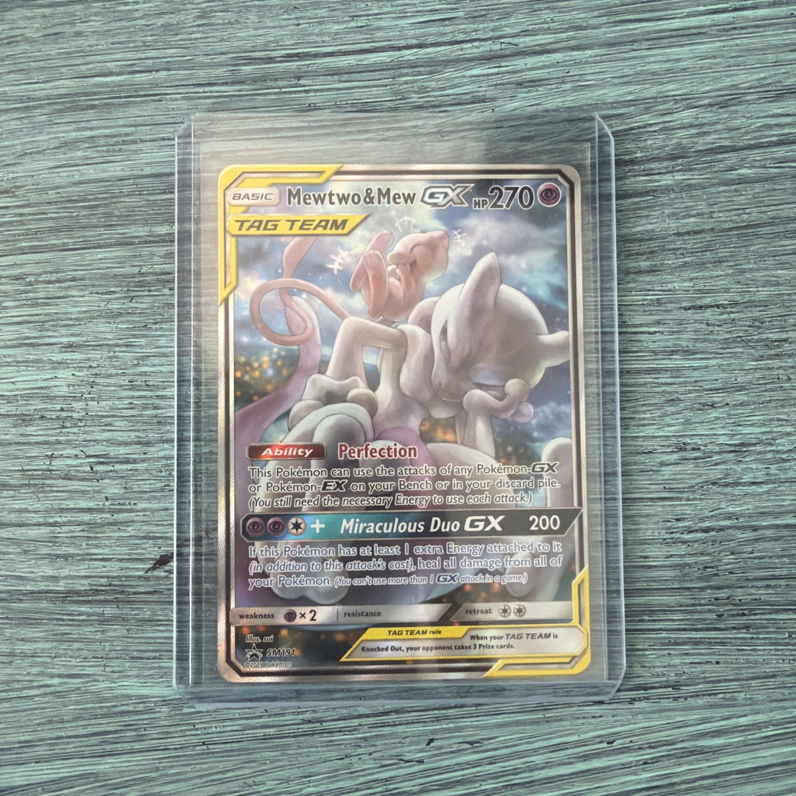 Mewtwo & Mew GX SM191 ‼️Pack fresh super clean‼️