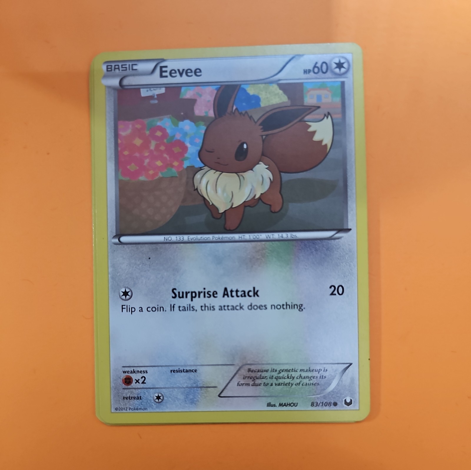 Eevee 83/108 Dark Explorers Regular | Pokemon Card LP