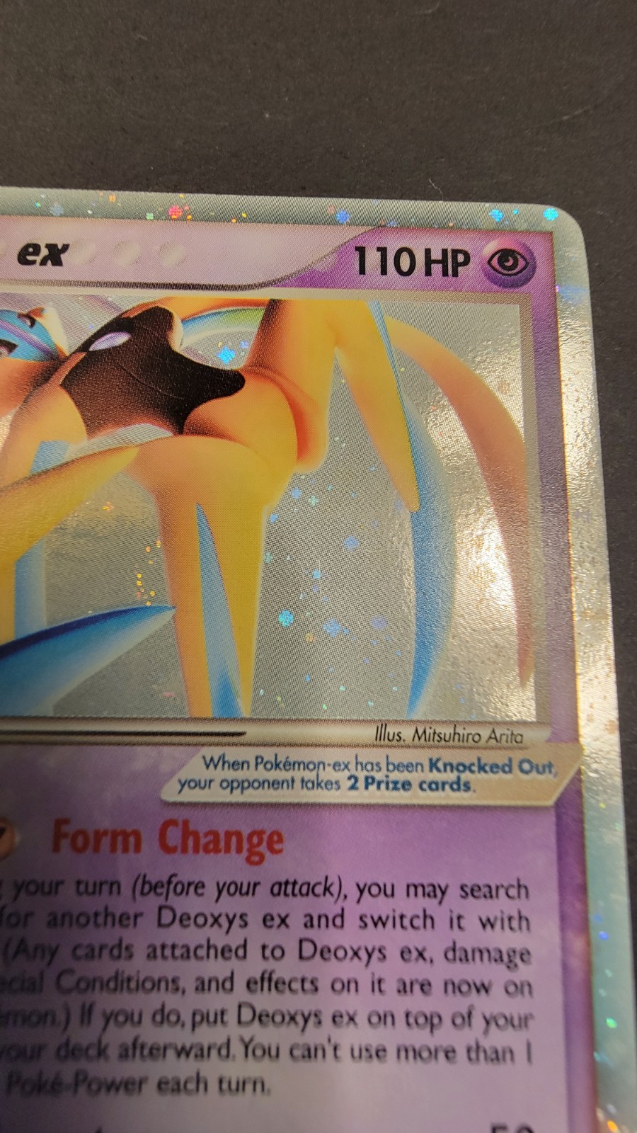 Deoxys ex (Attack Forme) – EX Deoxys 98/107 Holo Ultra Rare English