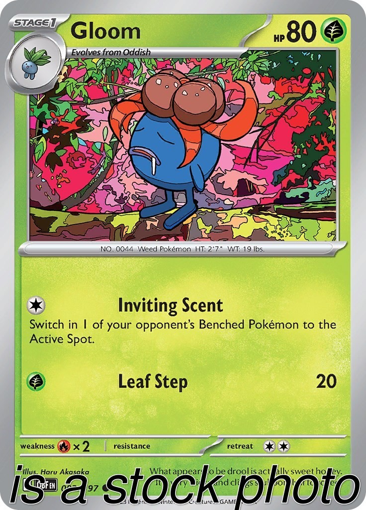 Gloom 002/197 Obsidian Flames Reverse Holofoil Pokemon (LP-NM)
