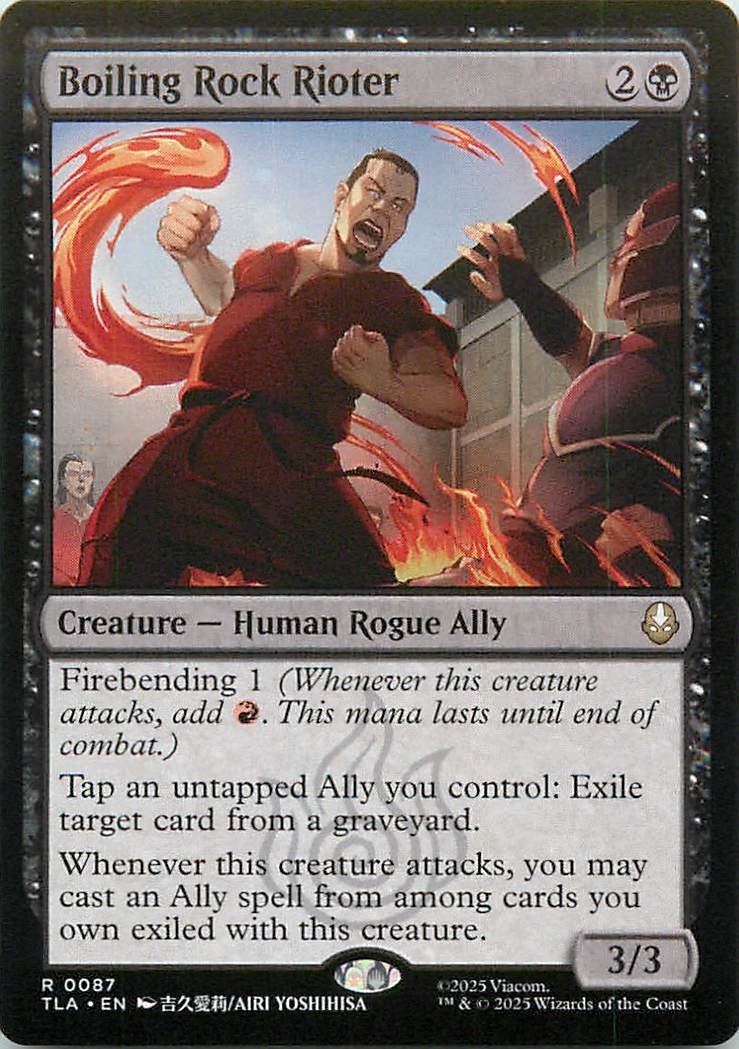 Boiling Rock Rioter – R87 – MTG – Avatar: The Last Airbender (TLA)