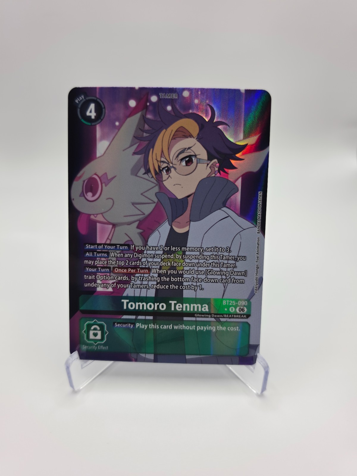Dual Revolution Tomoro Tenma ( BT25-090 ) Alternate Art Rare NM