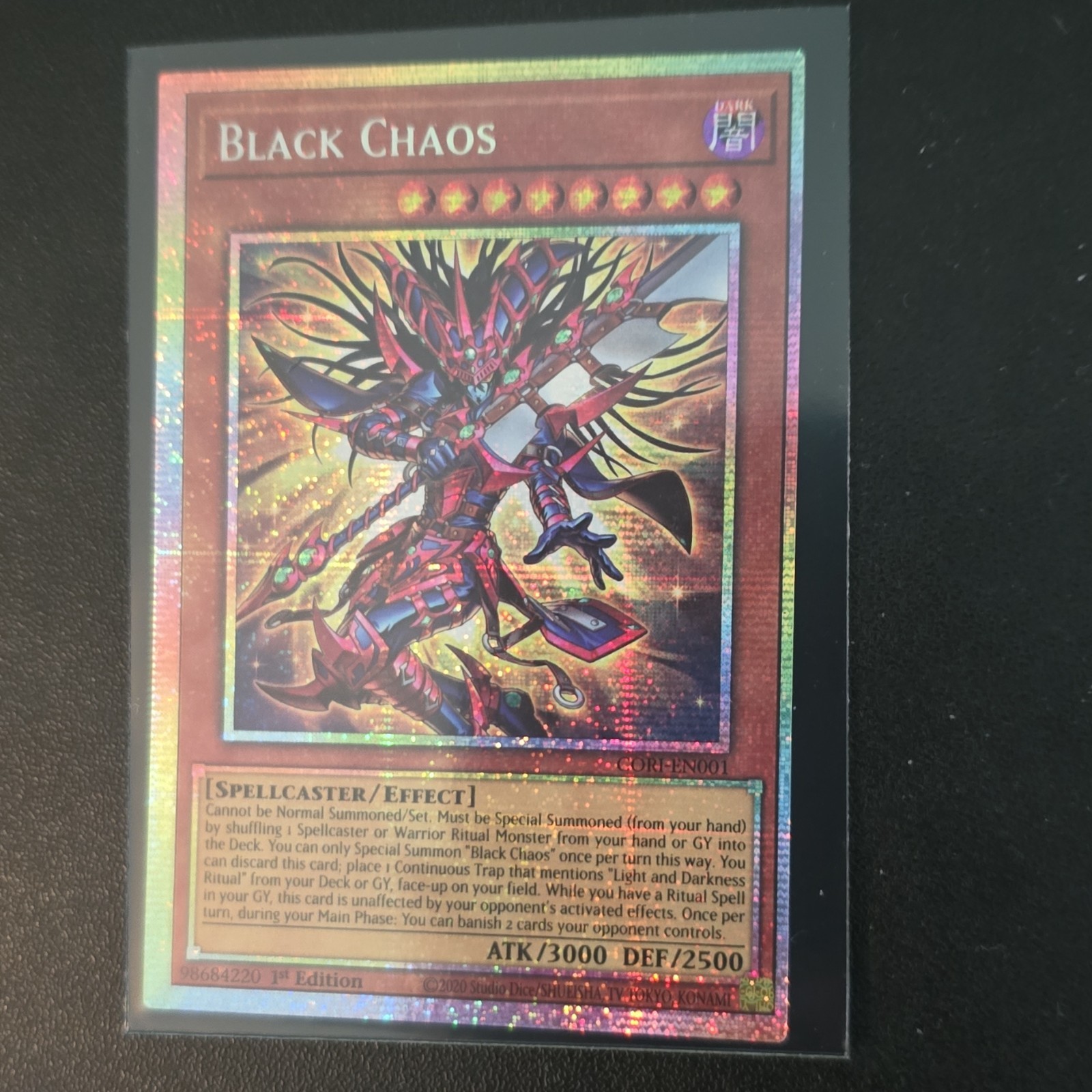 Konami Yu-Gi-Oh! Black Chaos Chaos Origins CORI-EN001 Starlight 2.0 1st Ed EN