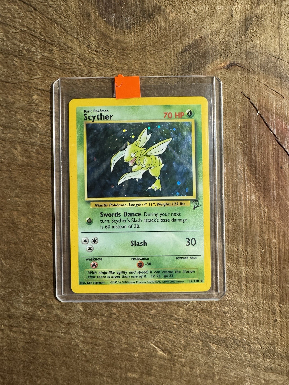 Scyther 017/130 Base Set 2 Holo