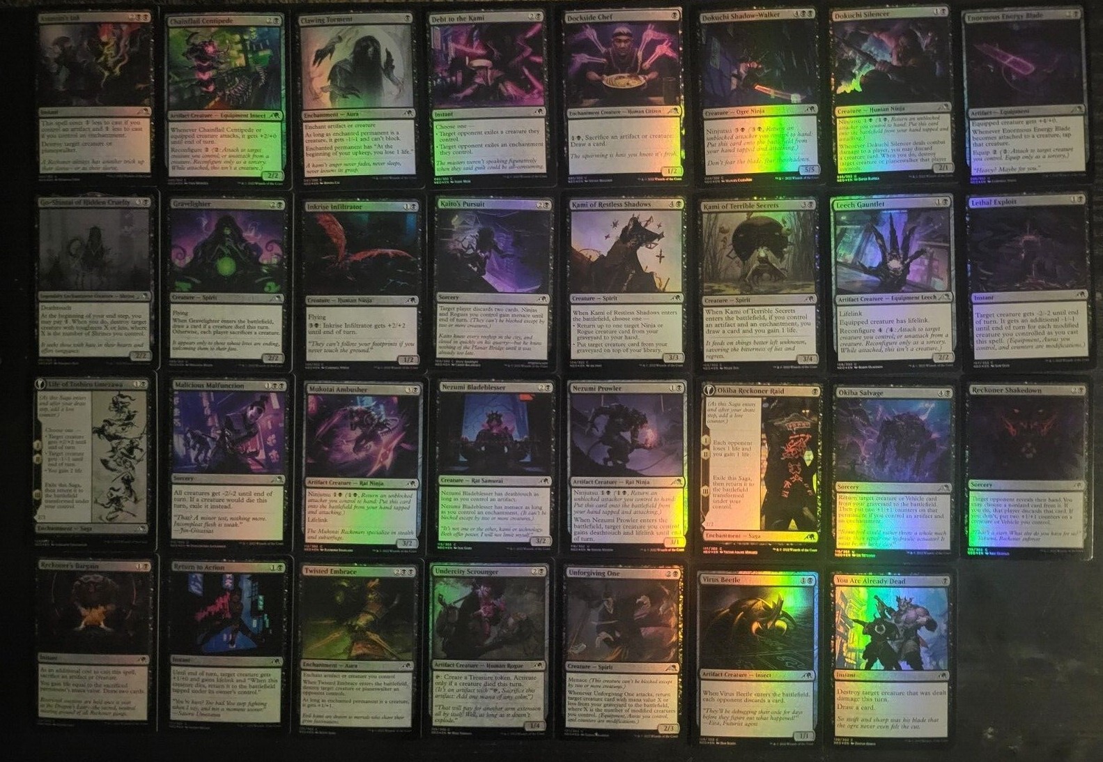 FOIL Common Uncommon Kamigawa Neon Dynasty Tamiyo Safekeeping Secluded Courtyard