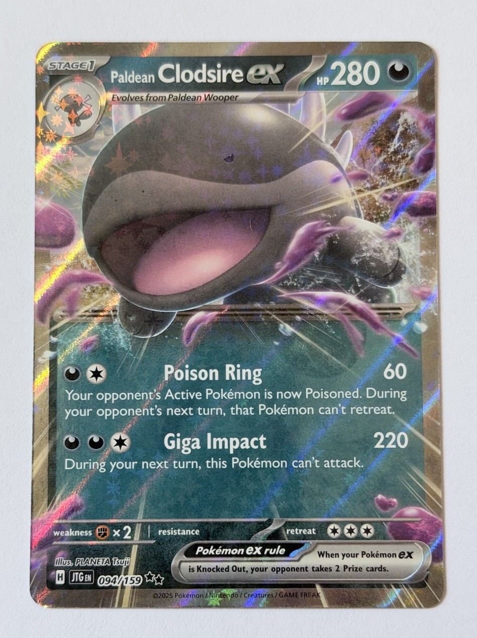 Paldean Clodsire ex 094/159 Sv09: Journey Together Holo