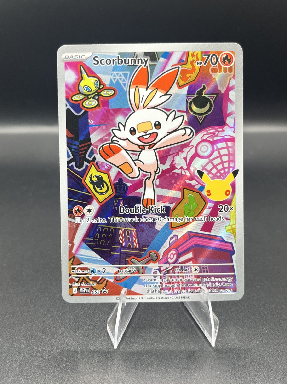 Scorbunny 053 Me: Mega Evolution Promo Holo