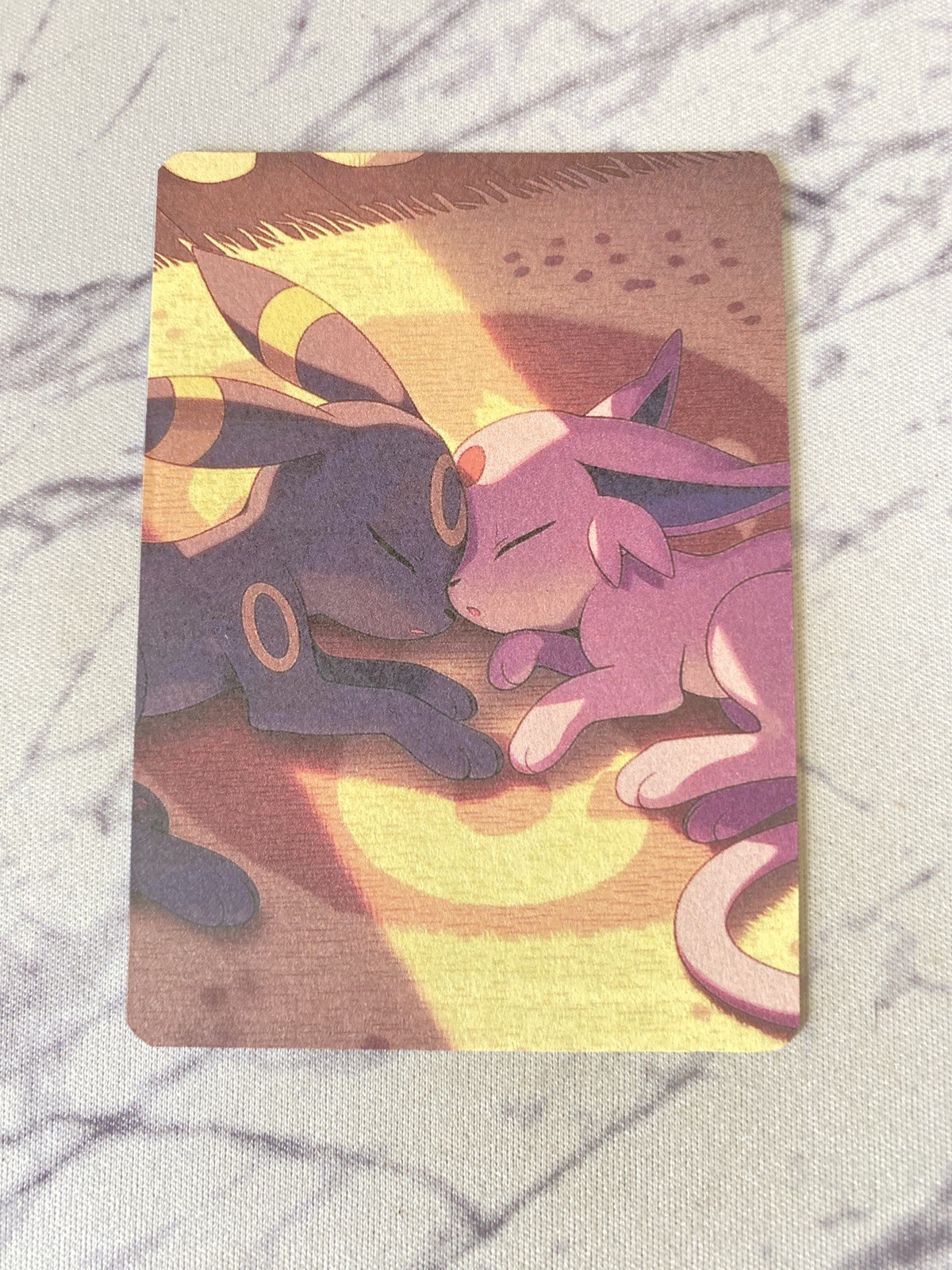 Anime ART STYLE Umbreon Fan Art Pokemon Custom Card/perfect bookmark