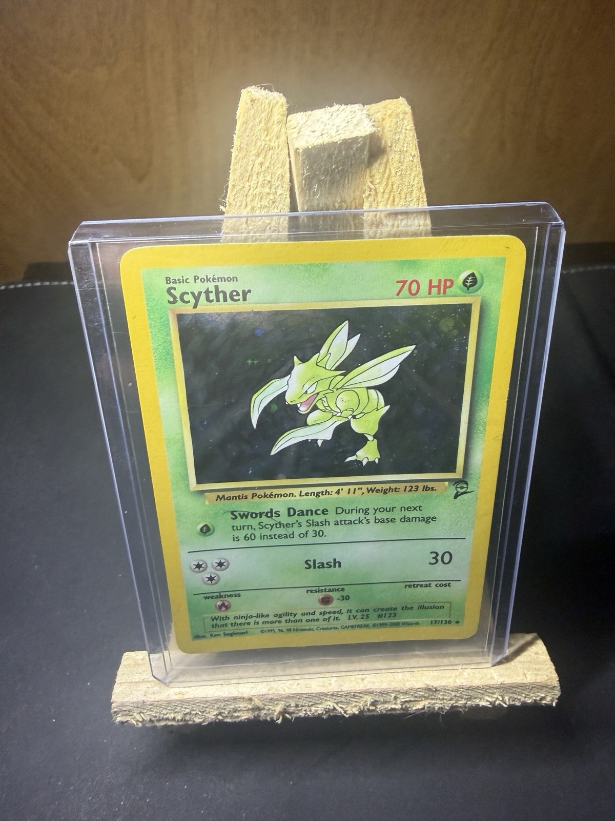 Scyther 017/130 Base Set 2 Holo