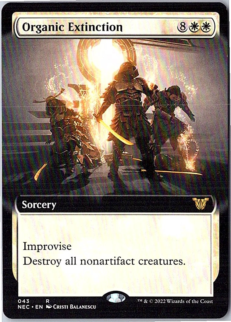 Organic Extinction (Extended Art) Commander: Kamigawa: Neon Dynasty 43 Near Mint
