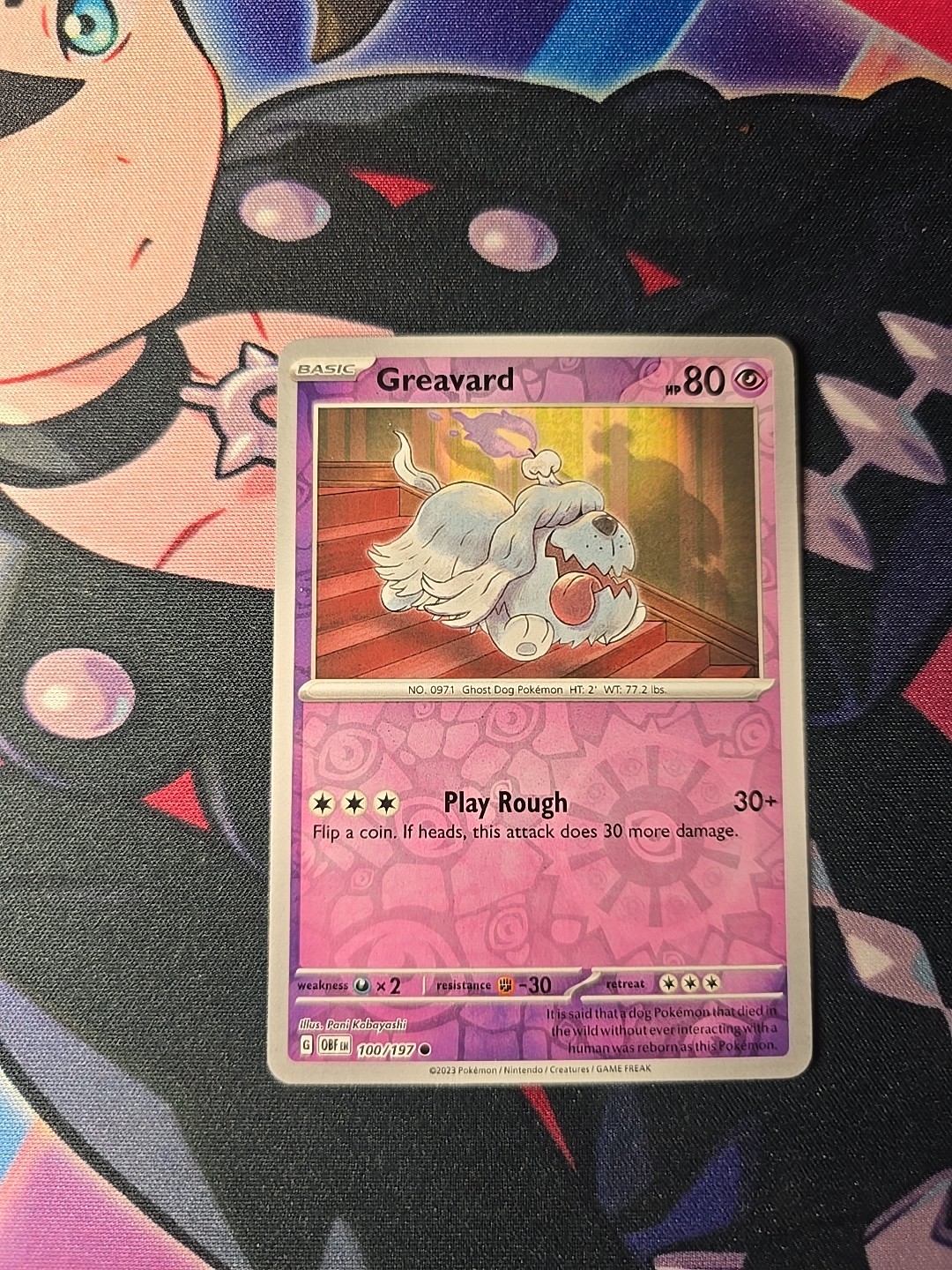 Greavard 100/197 SV03: Obsidian Flames Reverse Holo