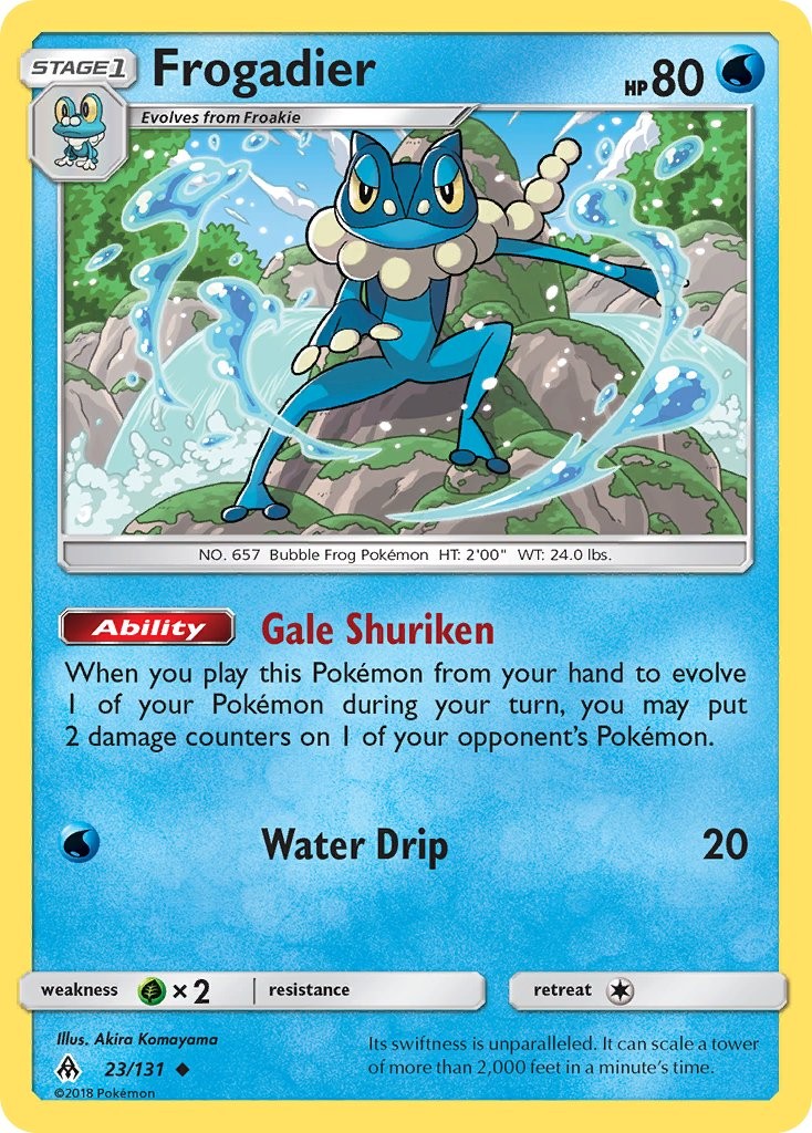 Frogadier – 23/131 – Forbidden Light