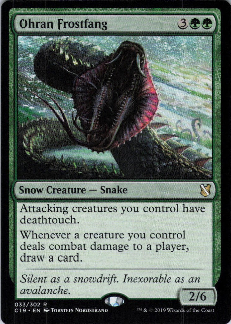 Ohran Frostfang – Commander 2019 (33) – NM